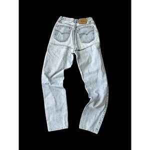 Vintage Levi's Women's Size 7M High Rise Blue Denim Jeans Sz 24x29 Repaired